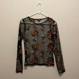 Sheer shirt from express